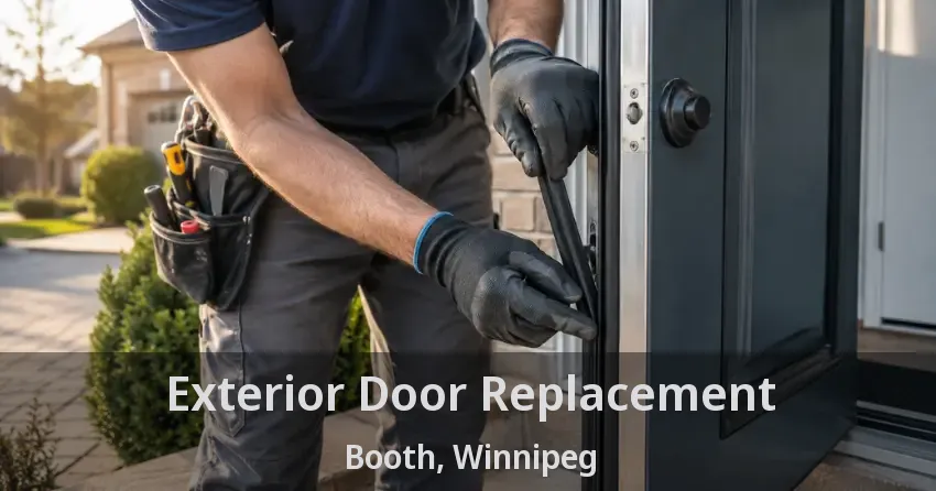 Exterior Door Replacement Booth, Winnipeg - MB
