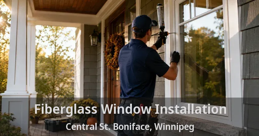 Fiberglass Window Installation Central St. Boniface, Winnipeg - MB