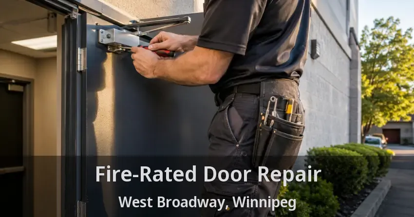 Fire-Rated Door Repair West Broadway, Winnipeg - MB
