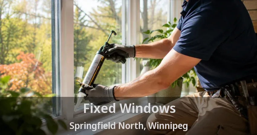 Fixed Windows Springfield North, Winnipeg - MB
