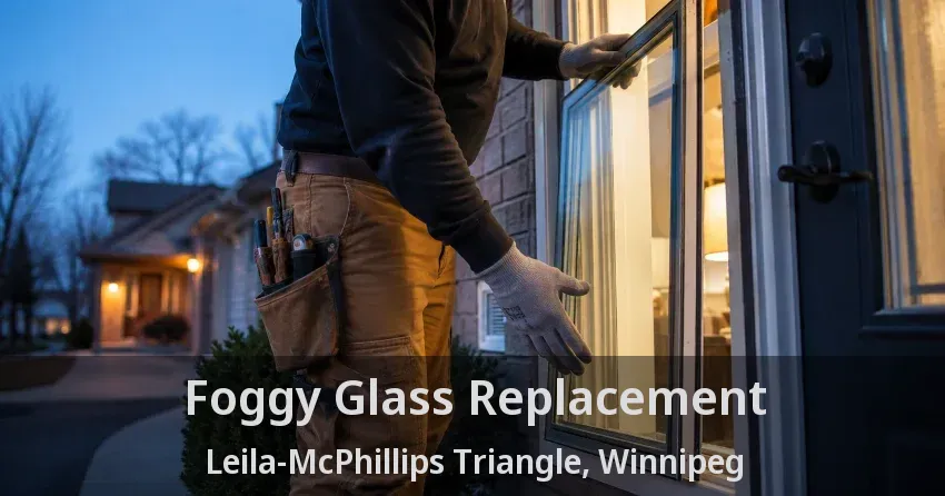 Foggy Glass Replacement Leila-McPhillips Triangle, Winnipeg - MB