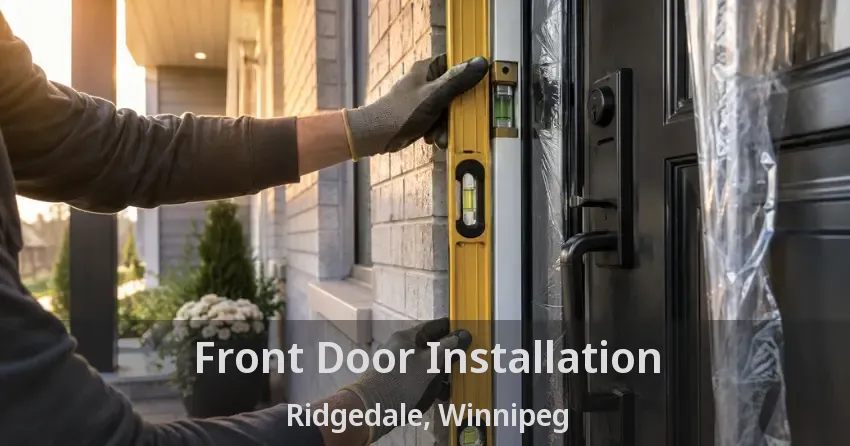 Front Door Installation Ridgedale, Winnipeg - MB