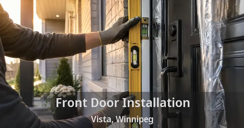 Front Door Installation Vista, Winnipeg - MB