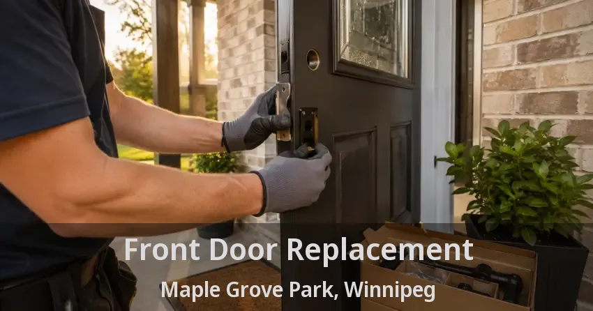 Front Door Replacement Maple Grove Park, Winnipeg - MB