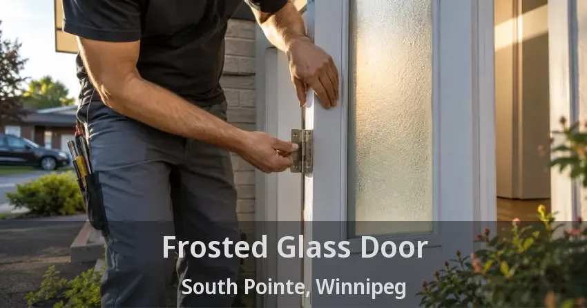 Frosted Glass Door South Pointe, Winnipeg - MB