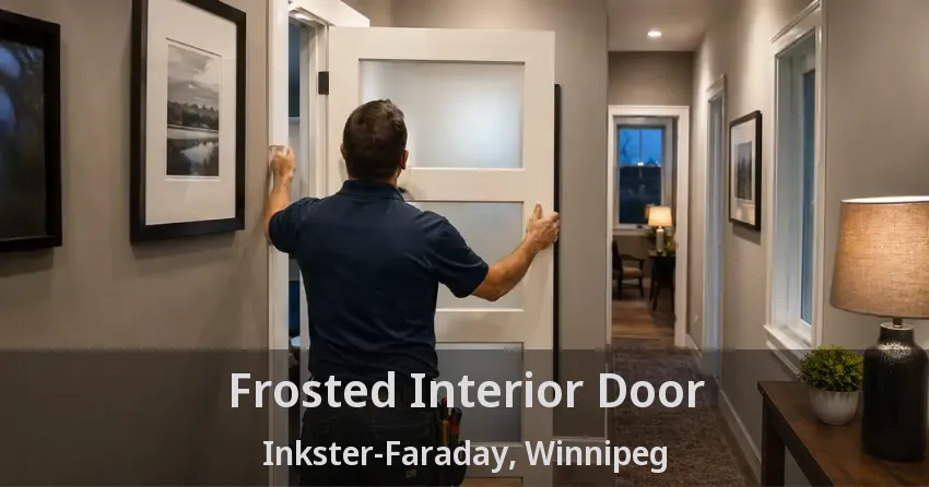 Frosted Interior Door Inkster-Faraday, Winnipeg - MB