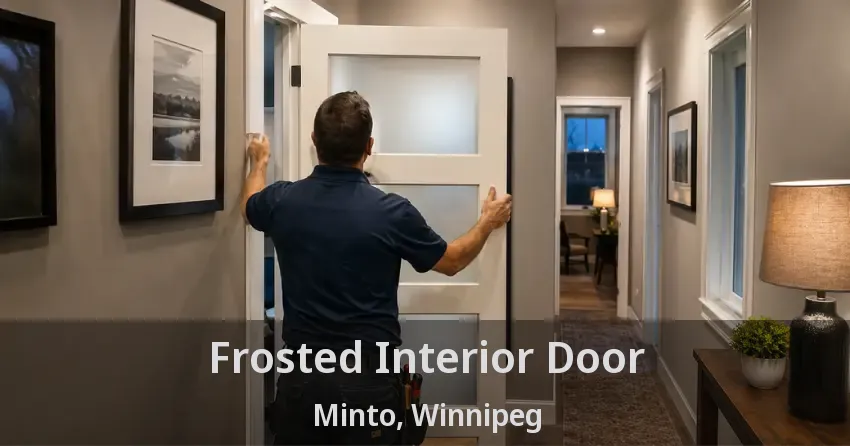 Frosted Interior Door Minto, Winnipeg - MB