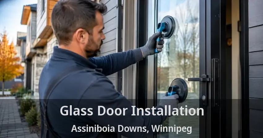 Glass Door Installation Assiniboia Downs, Winnipeg - MB