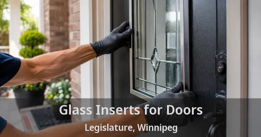 Glass Inserts for Doors Legislature, Winnipeg - MB