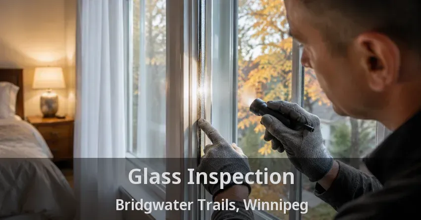 Glass Inspection Bridgwater Trails, Winnipeg - MB