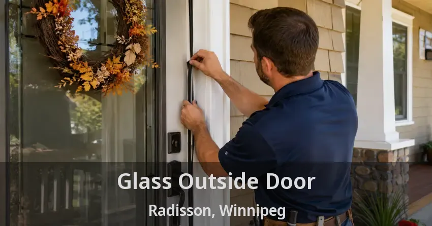 Glass Outside Door Radisson, Winnipeg - MB