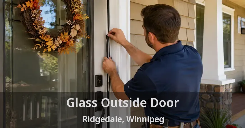 Glass Outside Door Ridgedale, Winnipeg - MB