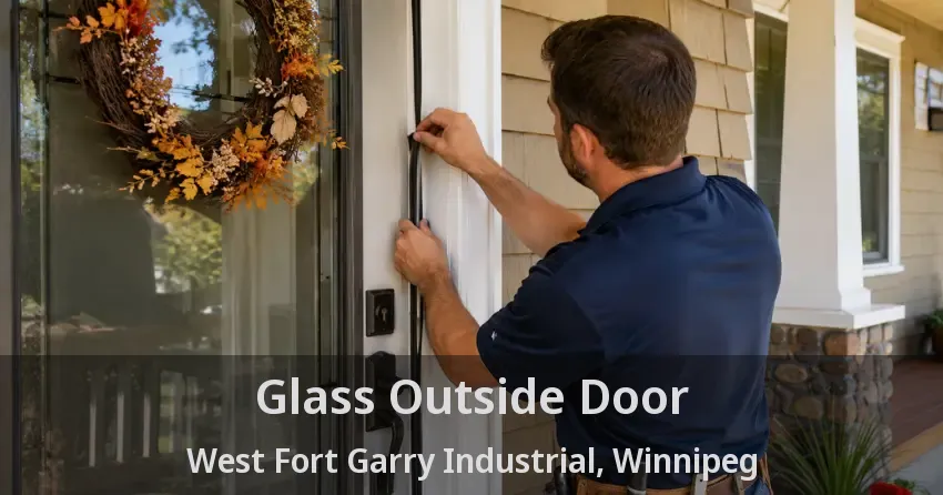 Glass Outside Door West Fort Garry Industrial, Winnipeg - MB