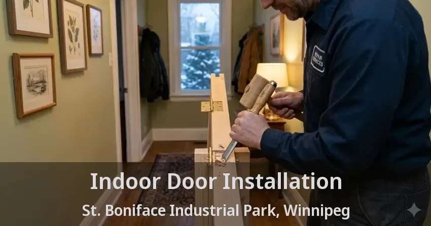 Indoor Door Installation St. Boniface Industrial Park, Winnipeg - MB