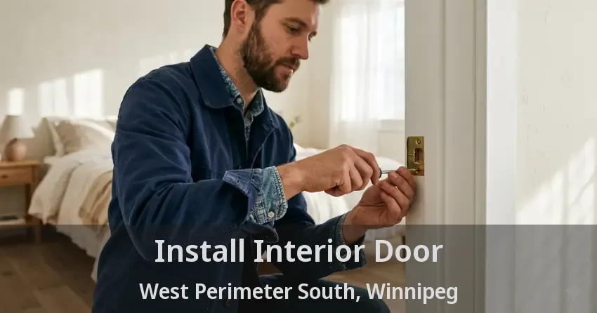 Install Interior Door West Perimeter South, Winnipeg - MB
