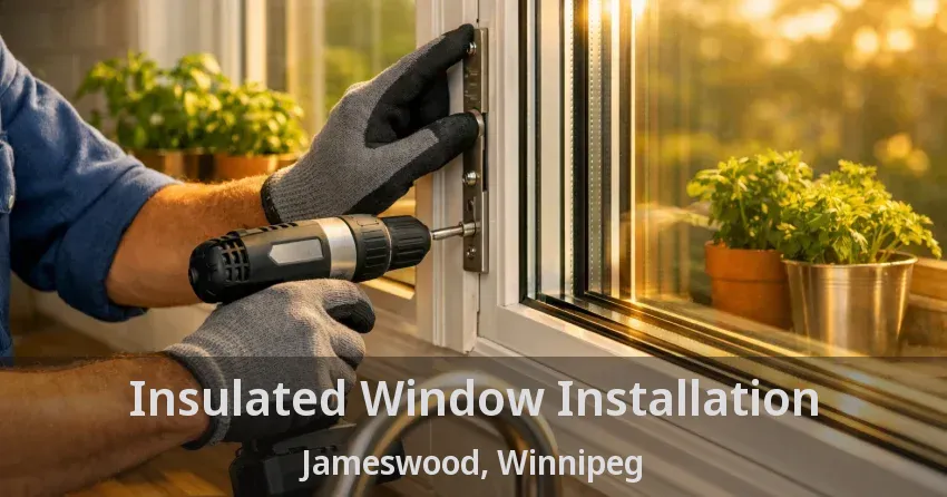 Insulated Window Installation Jameswood, Winnipeg - MB