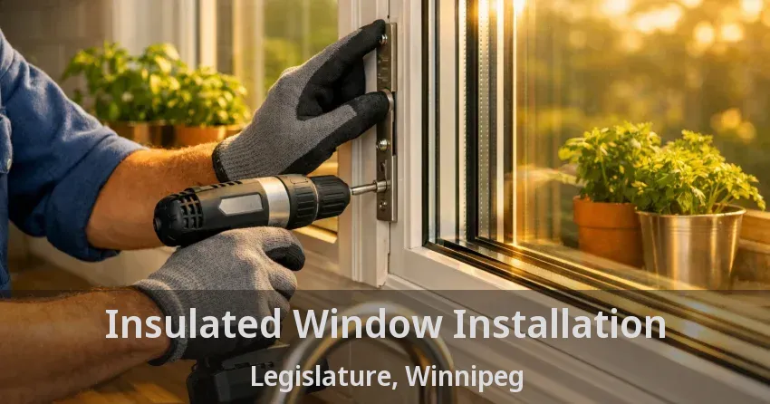 Insulated Window Installation Legislature, Winnipeg - MB