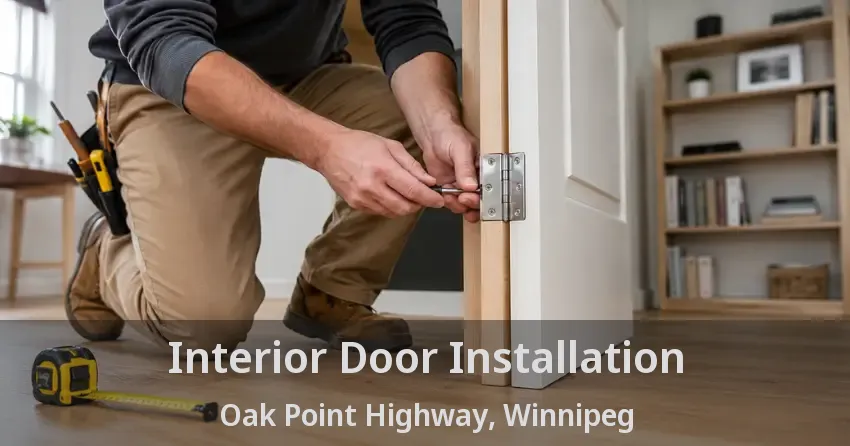 Interior Door Installation Oak Point Highway, Winnipeg - MB