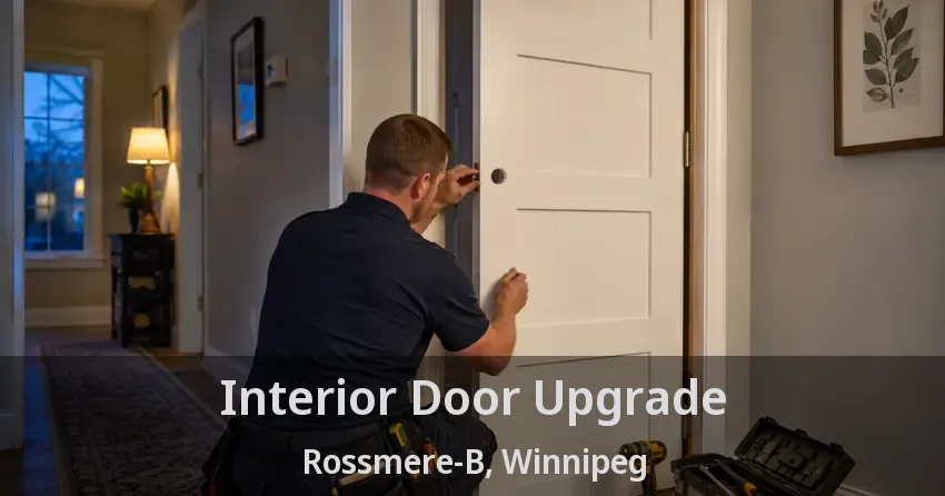 Interior Door Upgrade Rossmere-B, Winnipeg - MB