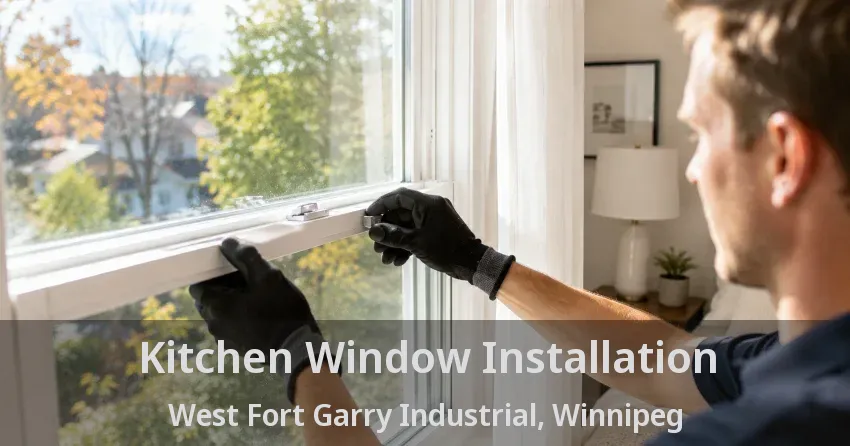 Kitchen Window Installation West Fort Garry Industrial, Winnipeg - MB