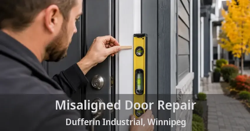 Misaligned Door Repair Dufferin Industrial, Winnipeg - MB