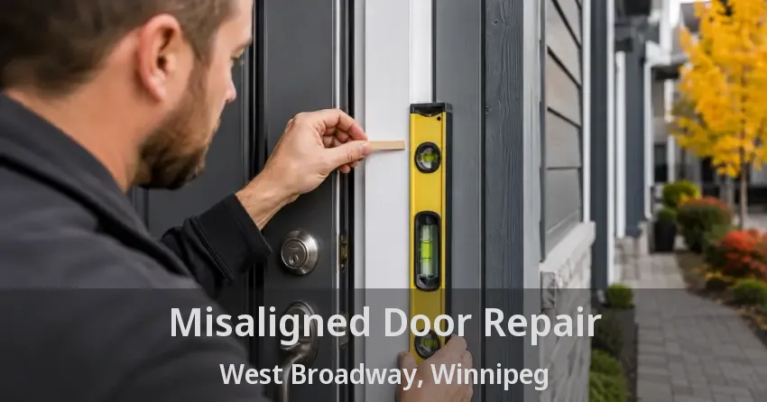 Misaligned Door Repair West Broadway, Winnipeg - MB
