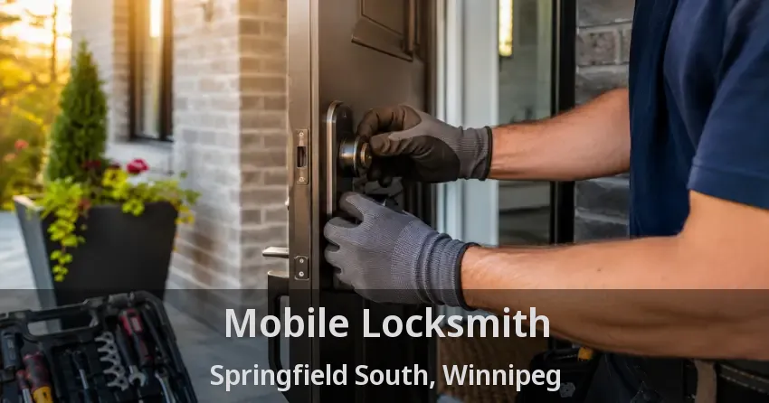 Mobile Locksmith Springfield South, Winnipeg - MB