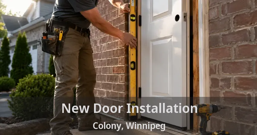 New Door Installation Colony, Winnipeg - MB