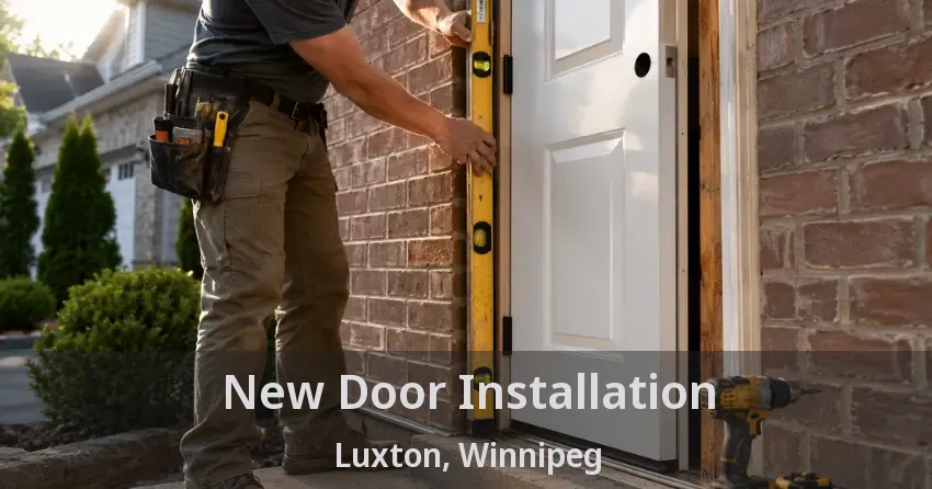 New Door Installation Luxton, Winnipeg - MB
