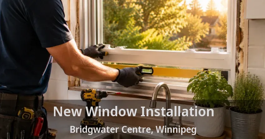 New Window Installation Bridgwater Centre, Winnipeg - MB