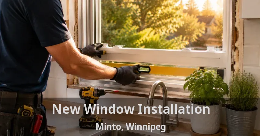 New Window Installation Minto, Winnipeg - MB