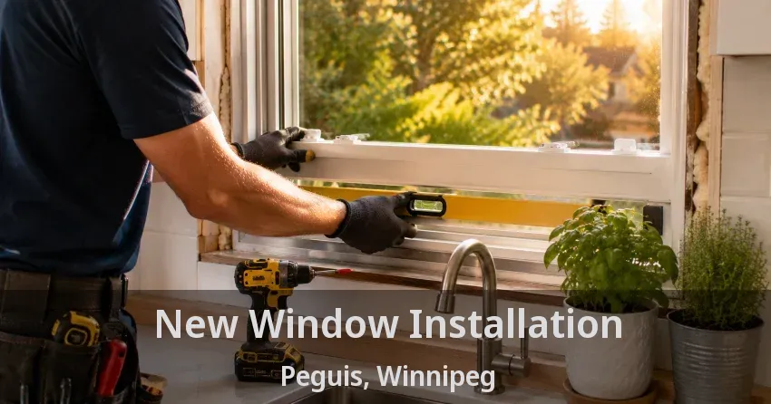 New Window Installation Peguis, Winnipeg - MB