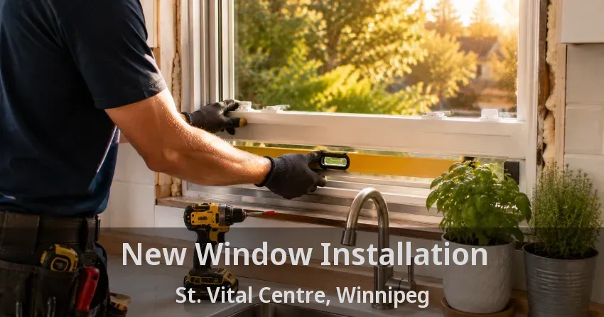 New Window Installation St. Vital Centre, Winnipeg - MB
