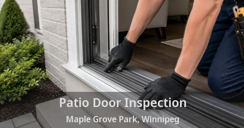 Patio Door Inspection Maple Grove Park, Winnipeg - MB