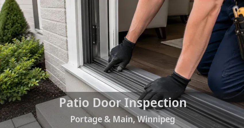 Patio Door Inspection Portage & Main, Winnipeg - MB