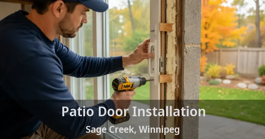 Patio Door Installation Sage Creek, Winnipeg - MB