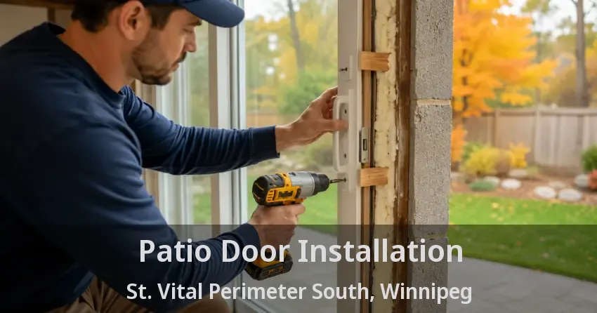 Patio Door Installation St. Vital Perimeter South, Winnipeg - MB