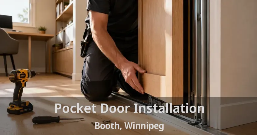 Pocket Door Installation Booth, Winnipeg - MB