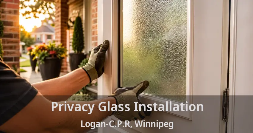 Privacy Glass Installation Logan-C.P.R, Winnipeg - MB