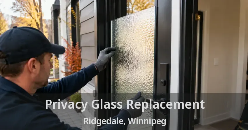 Privacy Glass Replacement Ridgedale, Winnipeg - MB