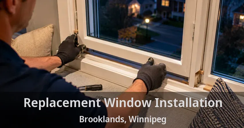 Replacement Window Installation Brooklands, Winnipeg - MB