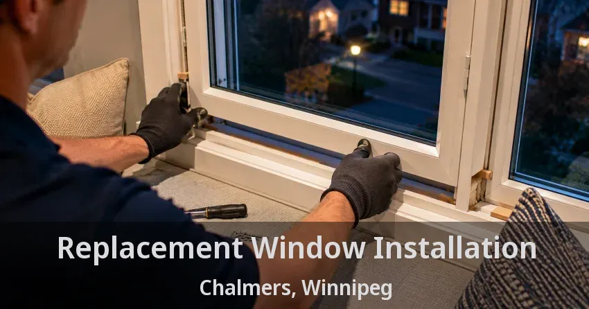 Replacement Window Installation Chalmers, Winnipeg - MB
