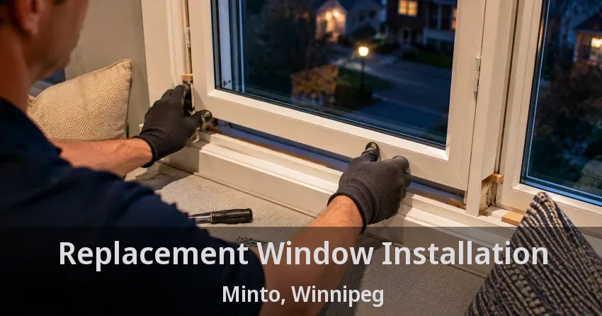 Replacement Window Installation Minto, Winnipeg - MB