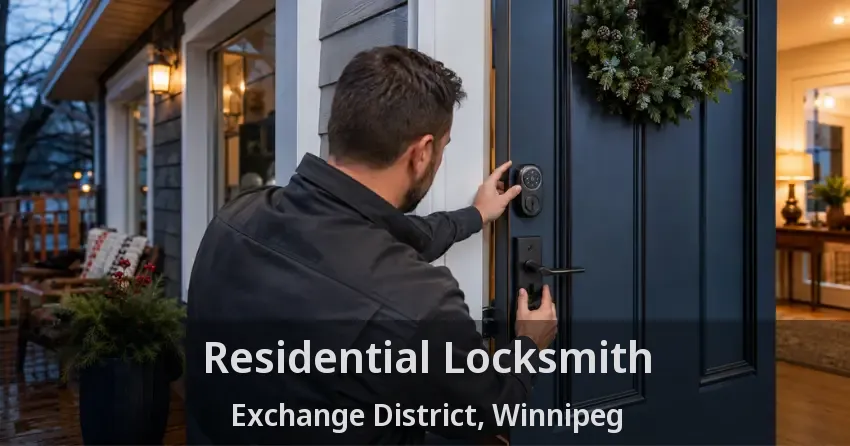 Residential Locksmith Exchange District, Winnipeg - MB