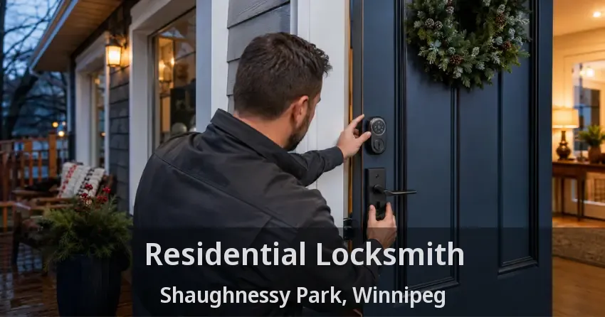 Residential Locksmith Shaughnessy Park, Winnipeg - MB