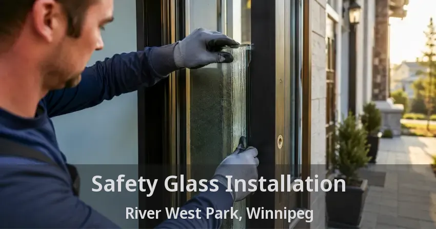 Safety Glass Installation River West Park, Winnipeg - MB