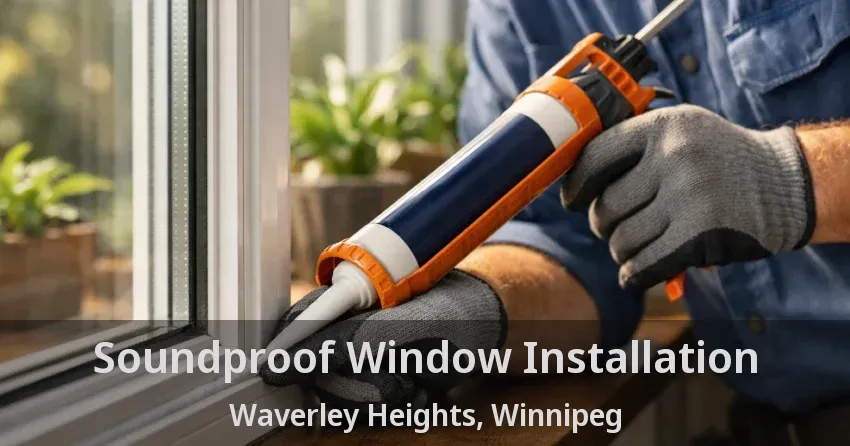 Soundproof Window Installation Waverley Heights, Winnipeg - MB