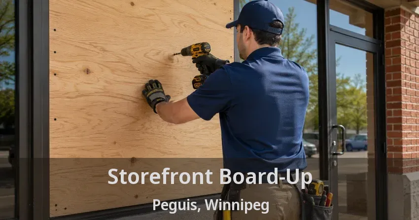 Storefront Board-Up Peguis, Winnipeg - MB