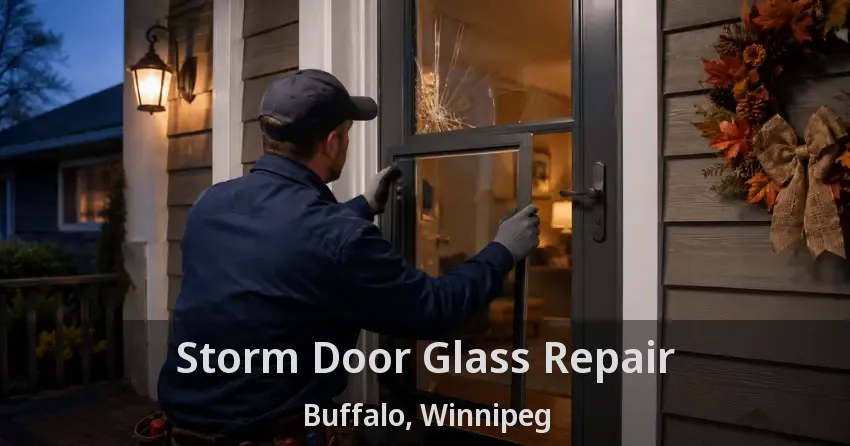 Storm Door Glass Repair Buffalo, Winnipeg - MB