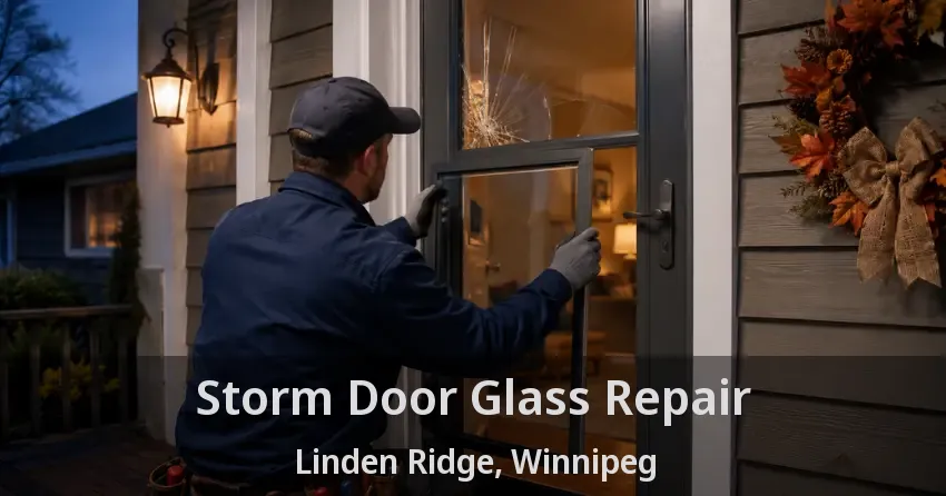 Storm Door Glass Repair Linden Ridge, Winnipeg - MB